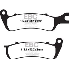 BRAKE PAD FA SERIES ORGANIC - 17201145