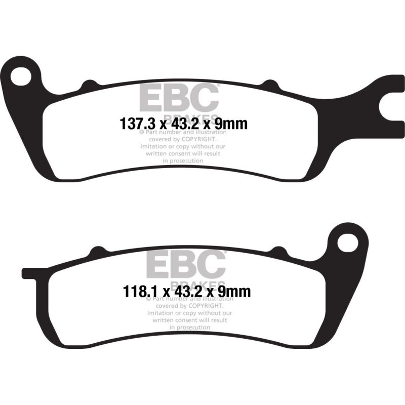 BRAKE PAD FA SERIES ORGANIC - 17201145