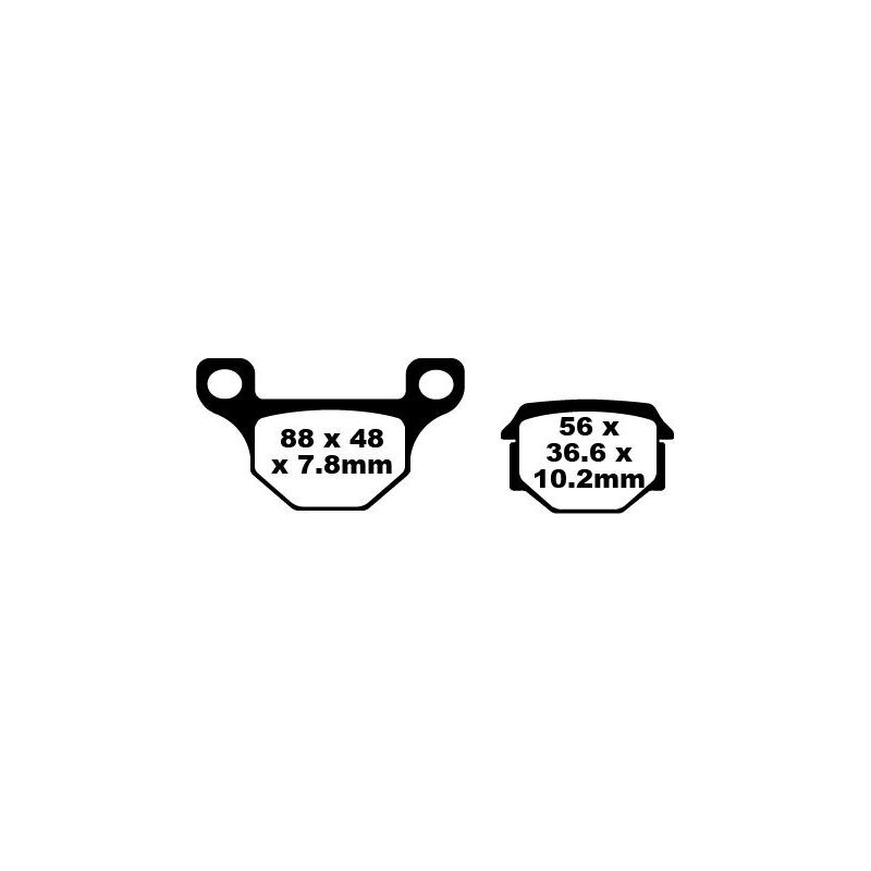 BRAKE PAD FA SERIES ORGANIC - 17220227