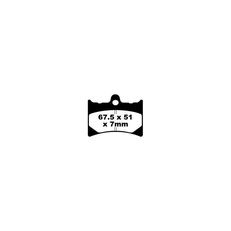 BRAKE PAD FA SERIES ORGANIC - 17220241