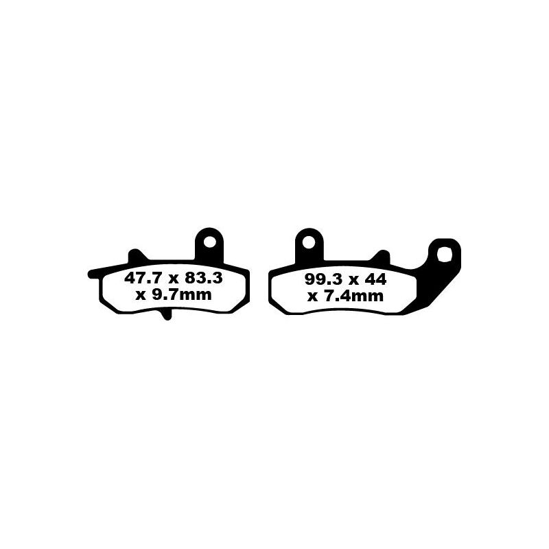 BRAKE PAD FA SERIES ORGANIC - 17220253