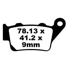 BRAKE PAD FA SERIES ORGANIC - 17220265