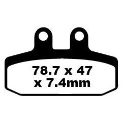 BRAKE PAD FA SERIES ORGANIC - 17220269