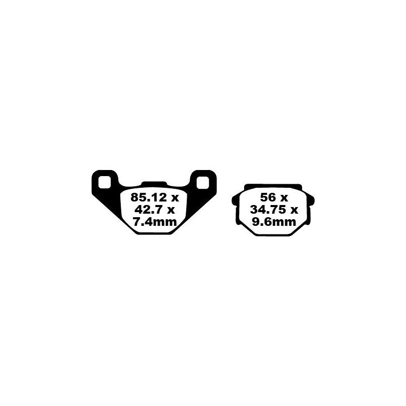 BRAKE PAD FA SERIES ORGANIC - 17220288