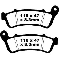 BRAKE PAD FA SERIES ORGANIC - 17220289