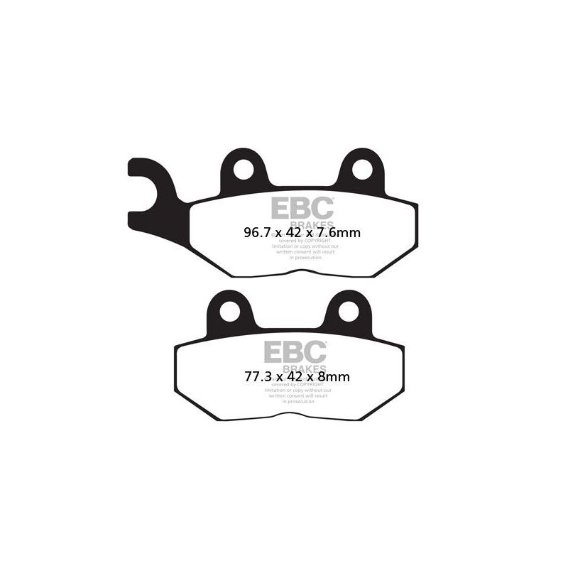 BRAKE PAD FA SERIES ORGANIC - FA214
