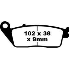 BRAKE PAD SFA SERIES ORGANIC SCOOTER - 17200262