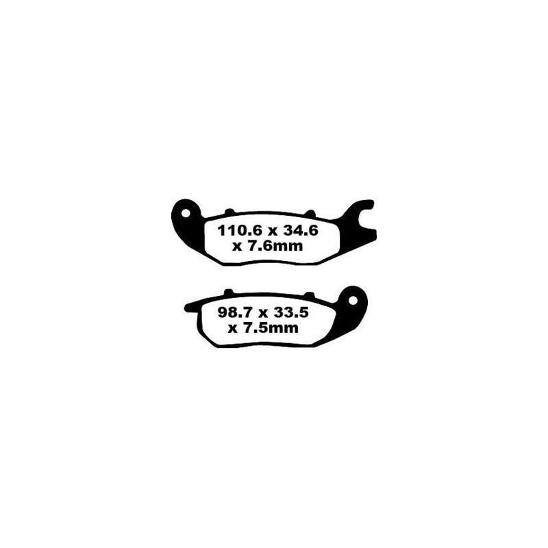 BRAKE PAD SFA SERIES ORGANIC SCOOTER - 17200266