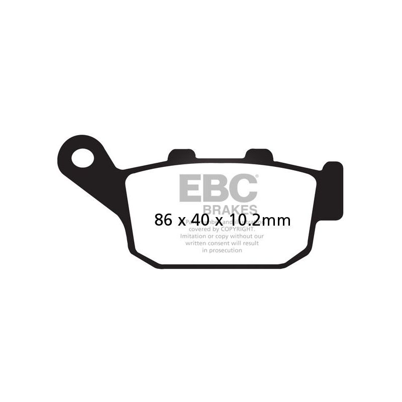 BRAKE PAD SFA SERIES ORGANIC SCOOTER - 17200382