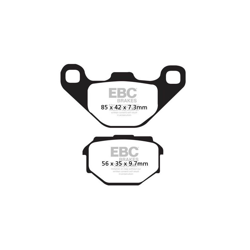 BRAKE PAD SFA SERIES ORGANIC SCOOTER - 17200383