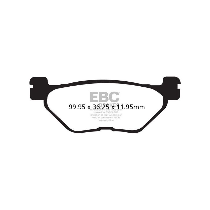 BRAKE PAD SFA SERIES ORGANIC SCOOTER - 17200389