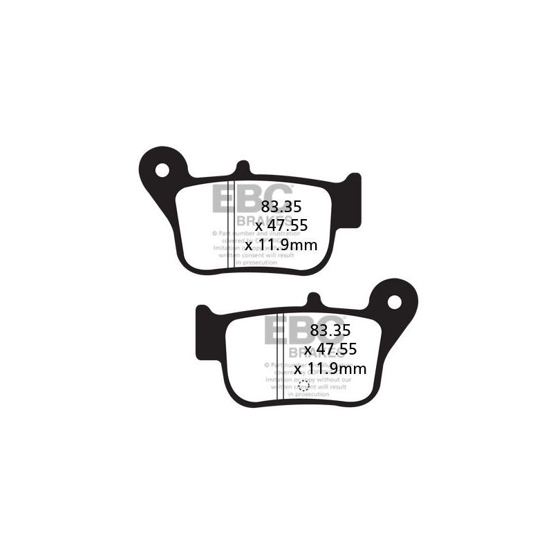 BRAKE PAD SFA SERIES ORGANIC SCOOTER - 17200400