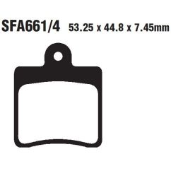 BRAKE PAD SFA-SERIES ORGANIC SCOOTER - 17200565