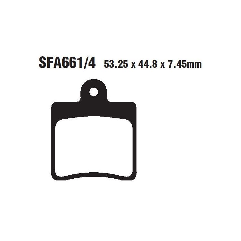 BRAKE PAD SFA-SERIES ORGANIC SCOOTER - 17200565