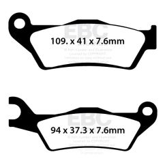 BRAKE PAD SFA-SERIES ORGANIC SCOOTER - 17201147