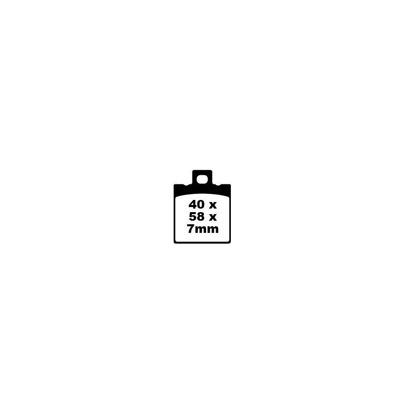 BRAKE PAD SFA SERIES ORGANIC - 17220310