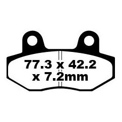 BRAKE PAD SFA SERIES ORGANIC - 17220314