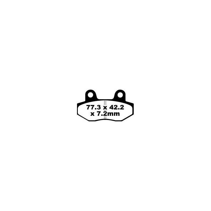 BRAKE PAD SFA SERIES ORGANIC - 17220314