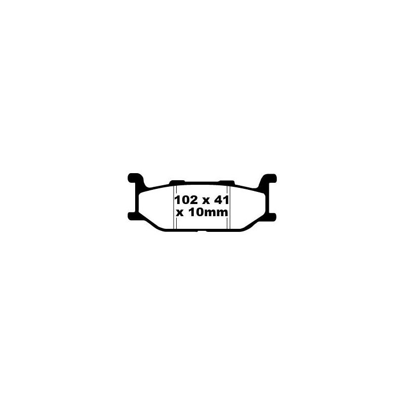 BRAKE PAD SFA SERIES ORGANIC - 17220321