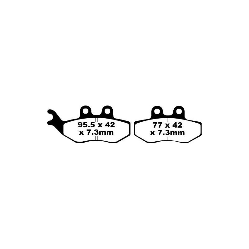 BRAKE PAD SFA SERIES ORGANIC - 17220324