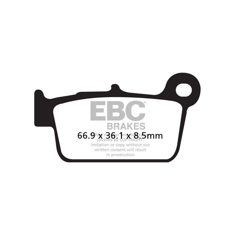 BRAKE PAD FA-TT SERIES CARBON OFFROAD - 17200486