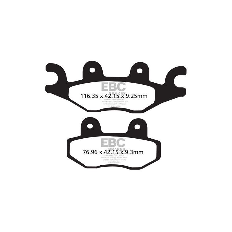 BRAKE PAD FA-TT SERIES CARBON OFFROAD - 17200538