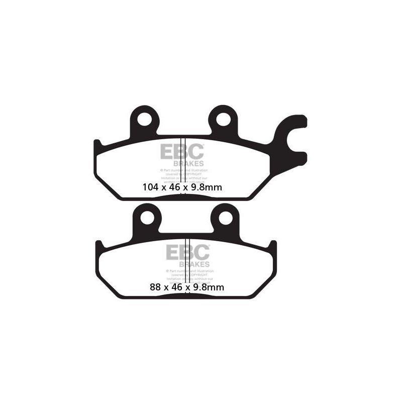 BRAKE PAD FA-TT SERIES CARBON OFFROAD - 17200540
