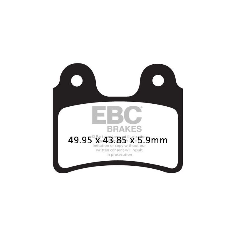 BRAKE PAD FA-TT SERIES CARBON OFFROAD - 17200566