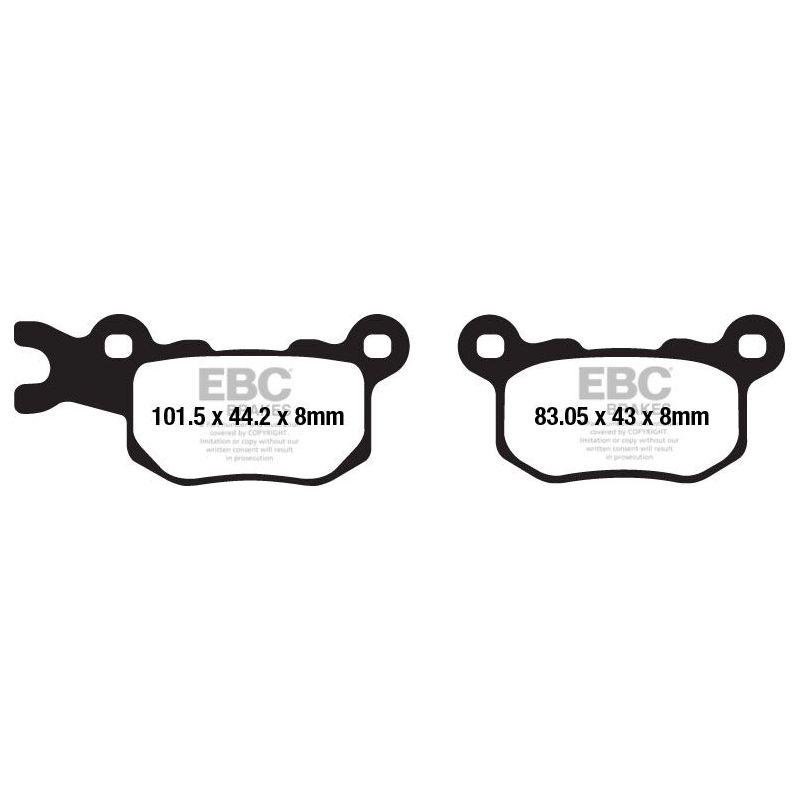 BRAKE PAD FA-TT SERIES CARBON OFFROAD - 17200574