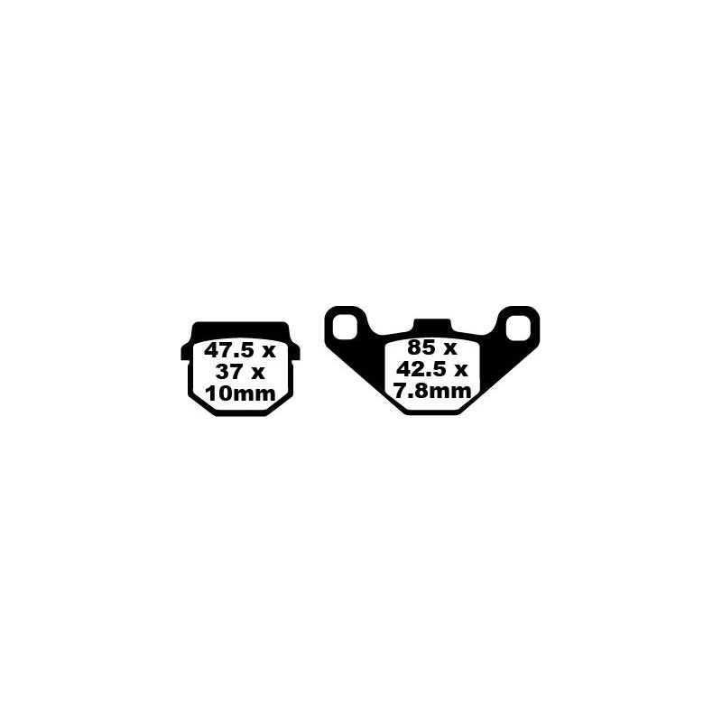 BRAKE PAD FA-TT SERIES CARBON FIBER OFFROAD - 17220218