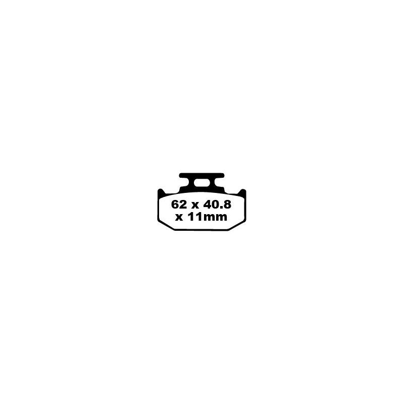 BRAKE PAD FA-TT SERIES CARBON FIBER OFFROAD - 17220249