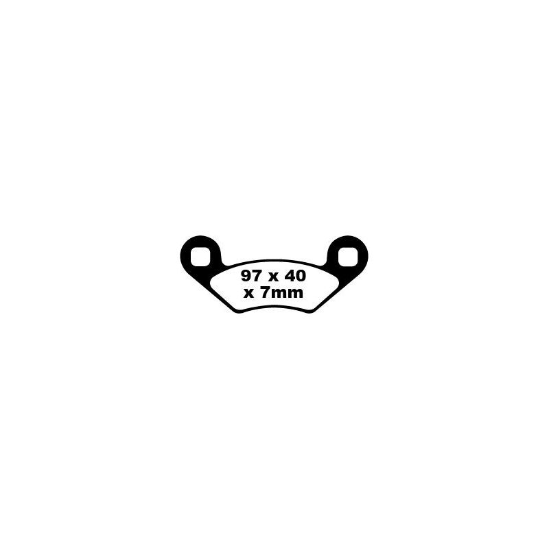 BRAKE PAD FA-TT SERIES CARBON FIBER OFFROAD - 17220254