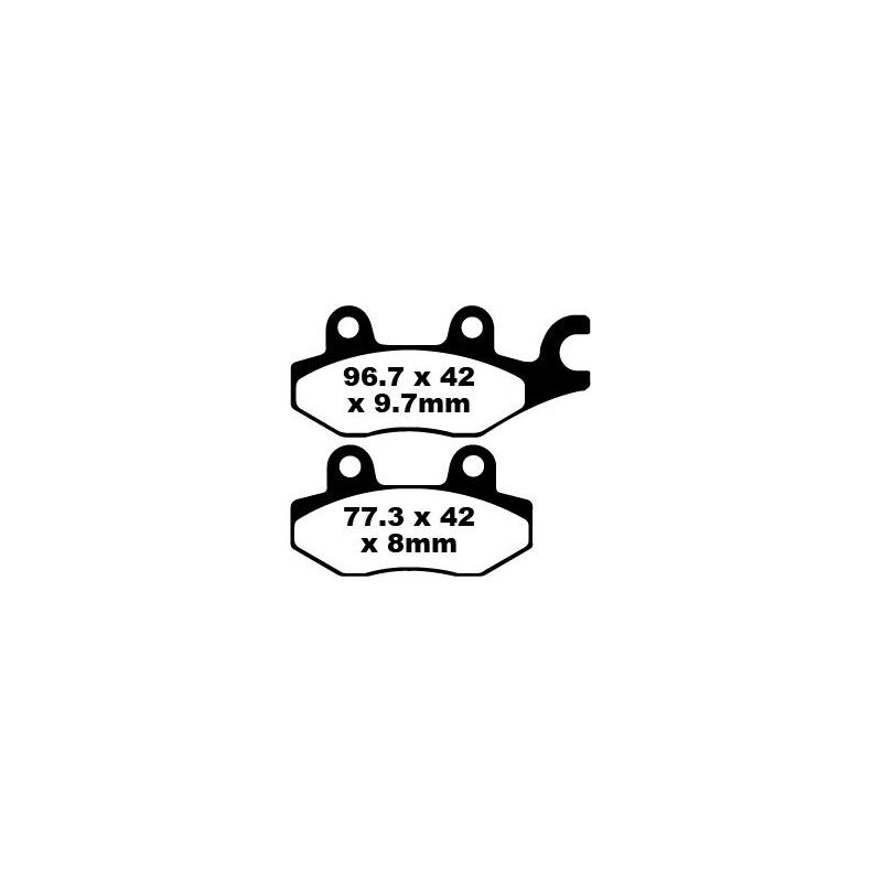 BRAKE PAD FA-TT SERIES CARBON FIBER OFFROAD - 17220257