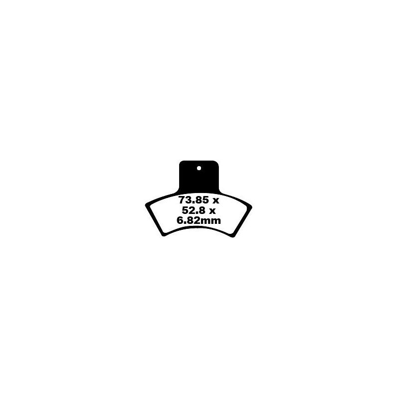 BRAKE PAD FA-TT SERIES CARBON FIBER OFFROAD - 17220271