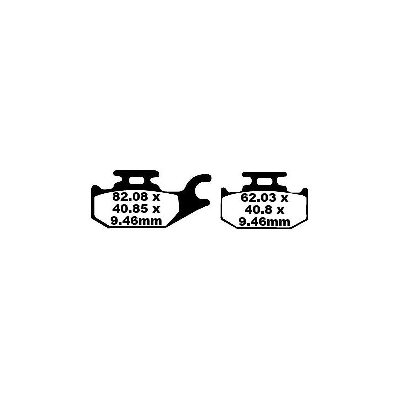 BRAKE PAD FA-TT SERIES CARBON FIBER OFFROAD - 17220274