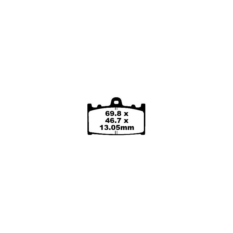 BRAKE PAD FA-TT SERIES CARBON FIBER - 17220282