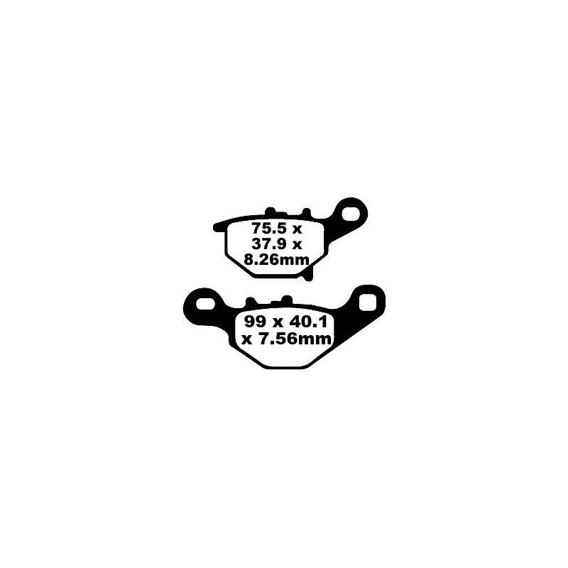 BRAKE PAD FA-TT SERIES CARBON FIBER - 17220292