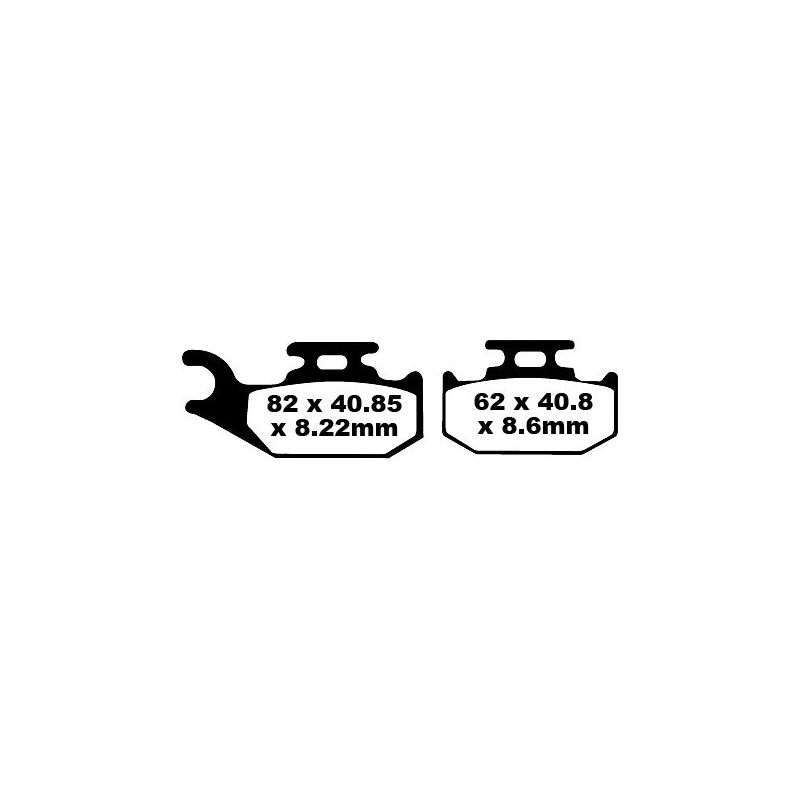 BRAKE PAD FA-TT SERIES CARBON FIBER - 17220294