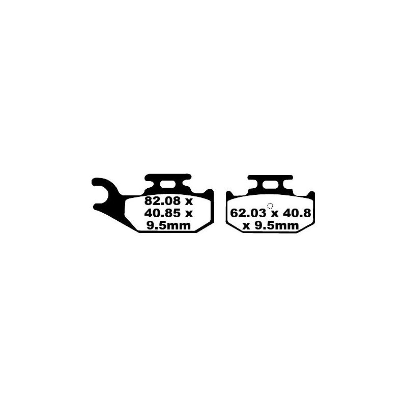 BRAKE PAD FA-TT SERIES CARBON FIBER OFFROAD - 17220298
