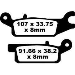 BRAKE PAD FA-TT SERIES CARBON FIBER - 17220302