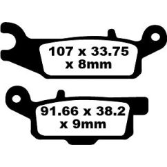 BRAKE PAD FA-TT SERIES CARBON FIBER - 17220305