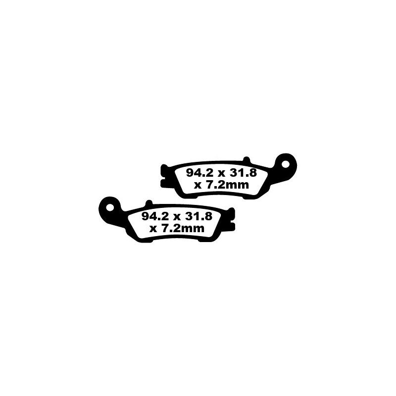 BRAKE PAD FA-TT SERIES CARBON FIBER - 17220308