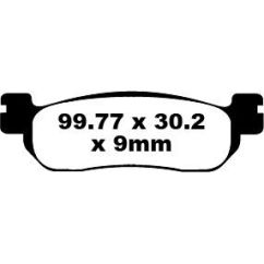 BRAKE PAD SFA SERIES ORGANIC - 17220334