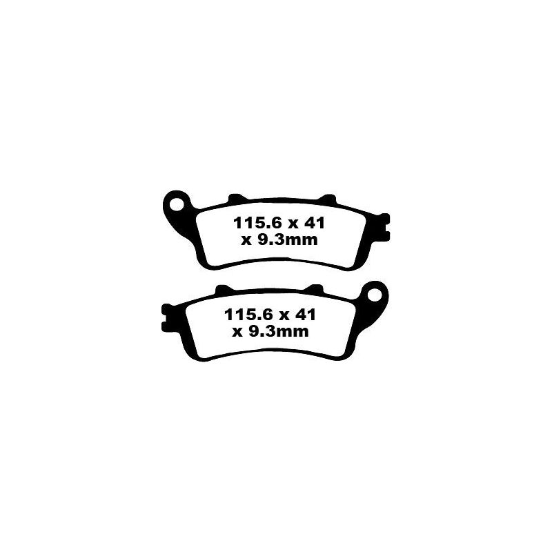 BRAKE PAD SFA SERIES ORGANIC - 17220335