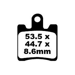 BRAKE PAD SFA SERIES ORGANIC - 17220336