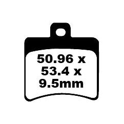 BRAKE PAD SFA SERIES ORGANIC - 17220337