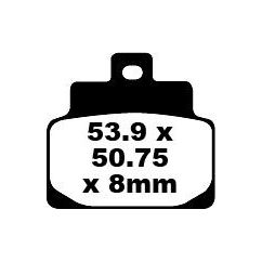 BRAKE PAD SFA SERIES ORGANIC - 17220338