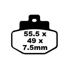 BRAKE PAD SFA SERIES ORGANIC - 17220341