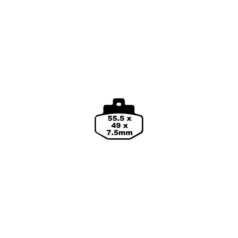 BRAKE PAD SFA SERIES ORGANIC - 17220341