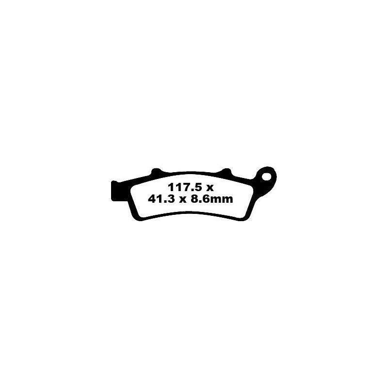 BRAKE PAD SFA SERIES ORGANIC - 17220343